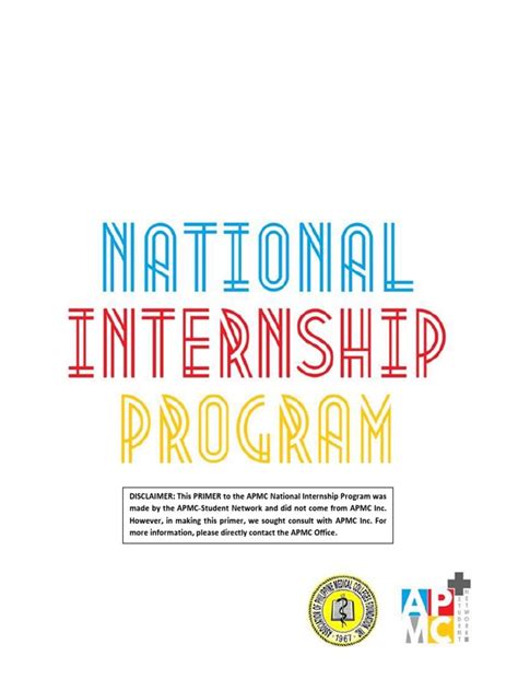 enips apmc|Primer: National Internship Program .